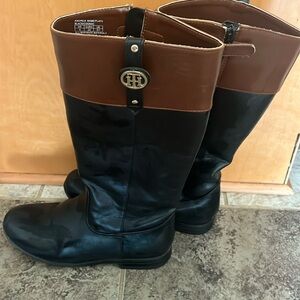Tommy Hilfiger girls tall boots size 4